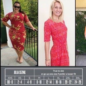 LuLaRoe Dresses - LuLaRoe M Julia Dress LuLaRoe Dresses - LuLaRoe M Julia Dress
